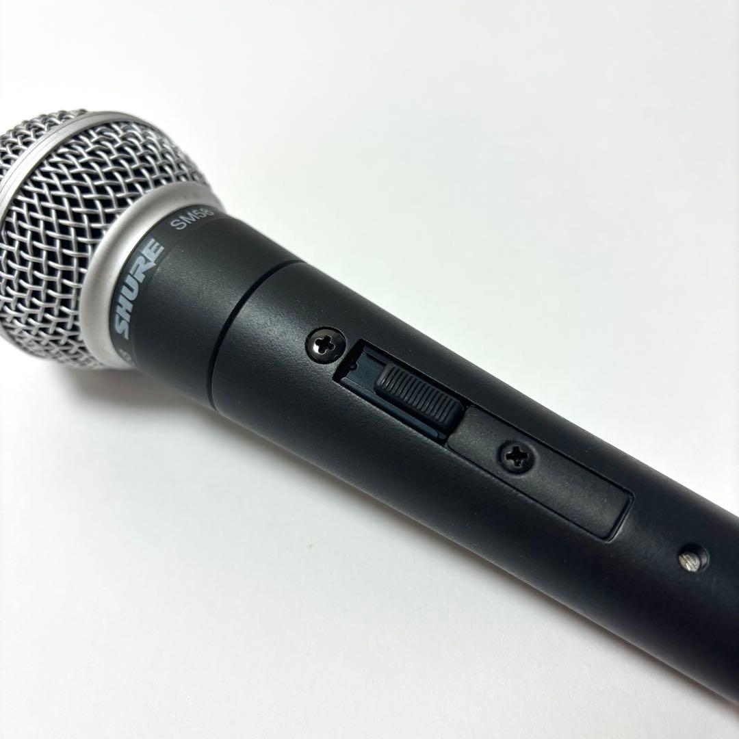 SHURE SM58 ダイナミックマイク マイクホルダー&ケース付き