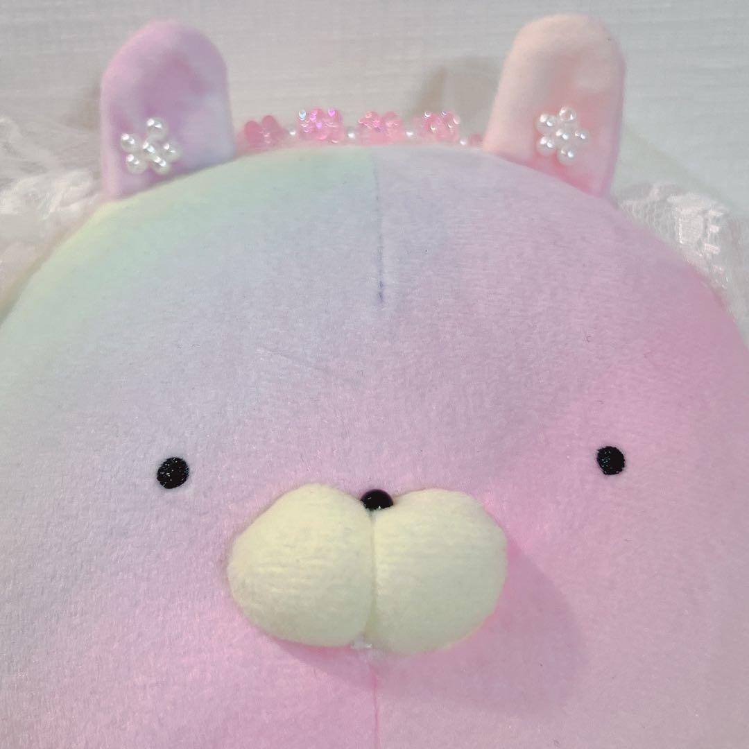 うさまる　うさこ　ウェルカムドール　虹色　結婚式　ぬいぐるみ　コスチューム付