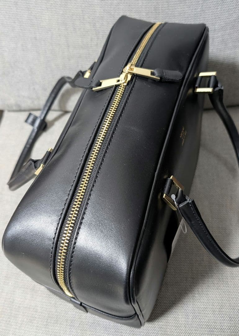 新品 イエナ マニュエルミラノ レザーボストンバッグ 黒 IENA