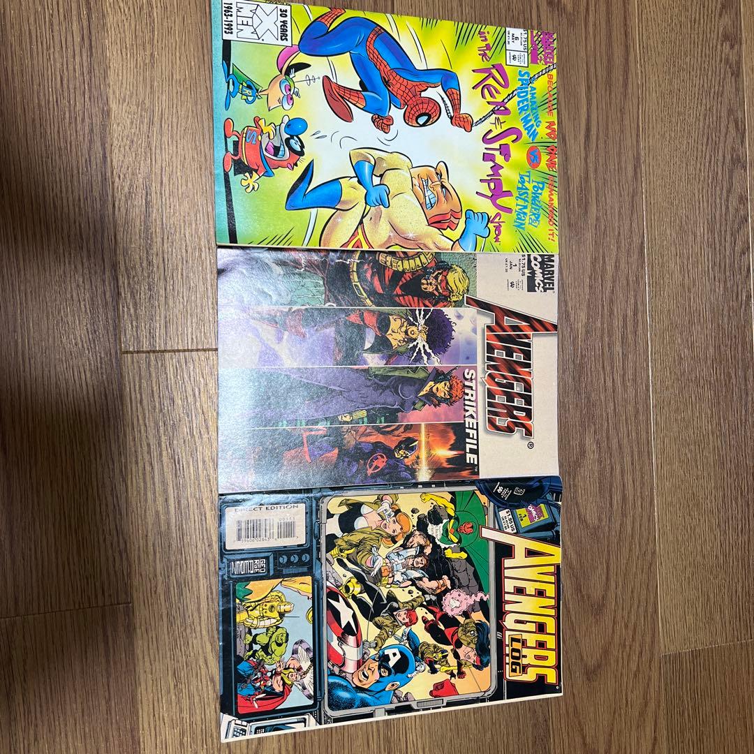 スパイダーマンとアベンジャーズ漫画セット