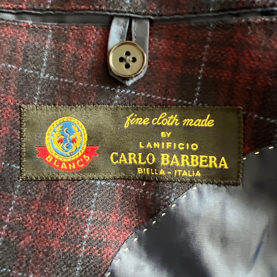 LANFICIO CARLO BARBERA/チェックウールジャケット