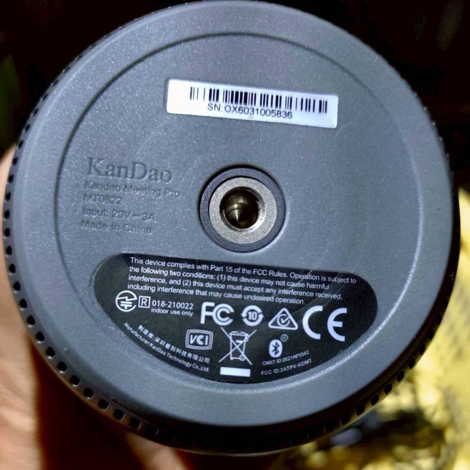 動作確認済　360°WEBカメラ Kandao Meeting Pro