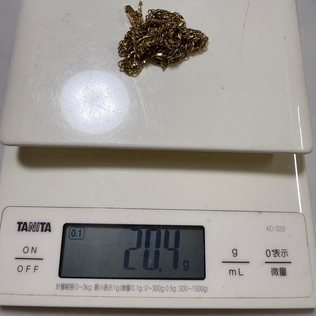 【造幣局検定】K18 喜平ネックレス Mカット 20.4g 50cm 18金