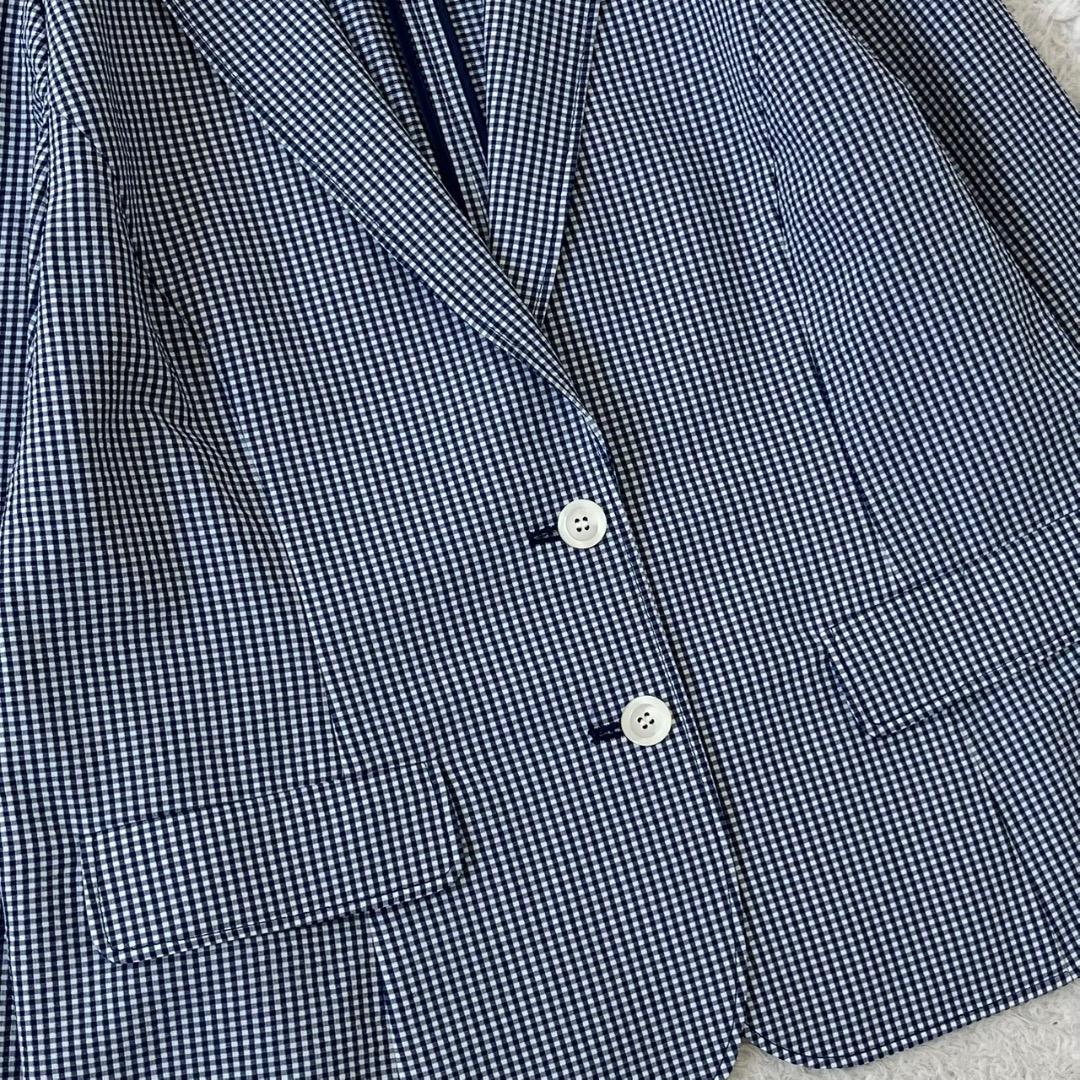 未使用級✨レリアン テーラードジャケット シアサッカー 大きいサイズ 13 XL