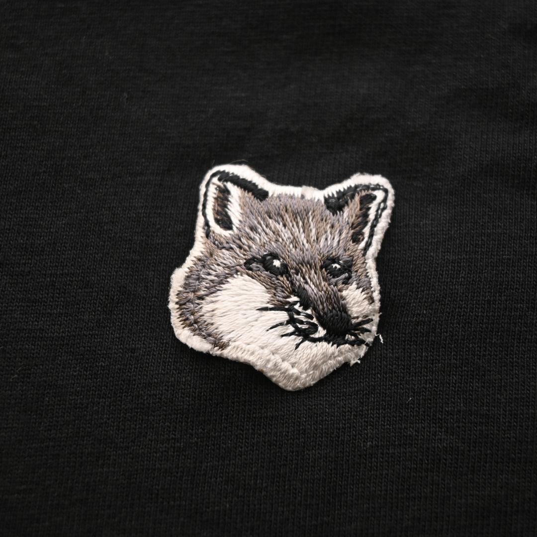 ぐ*】様 MAISON KITSUNE メゾンキツネ グレーフォックスヘッド T