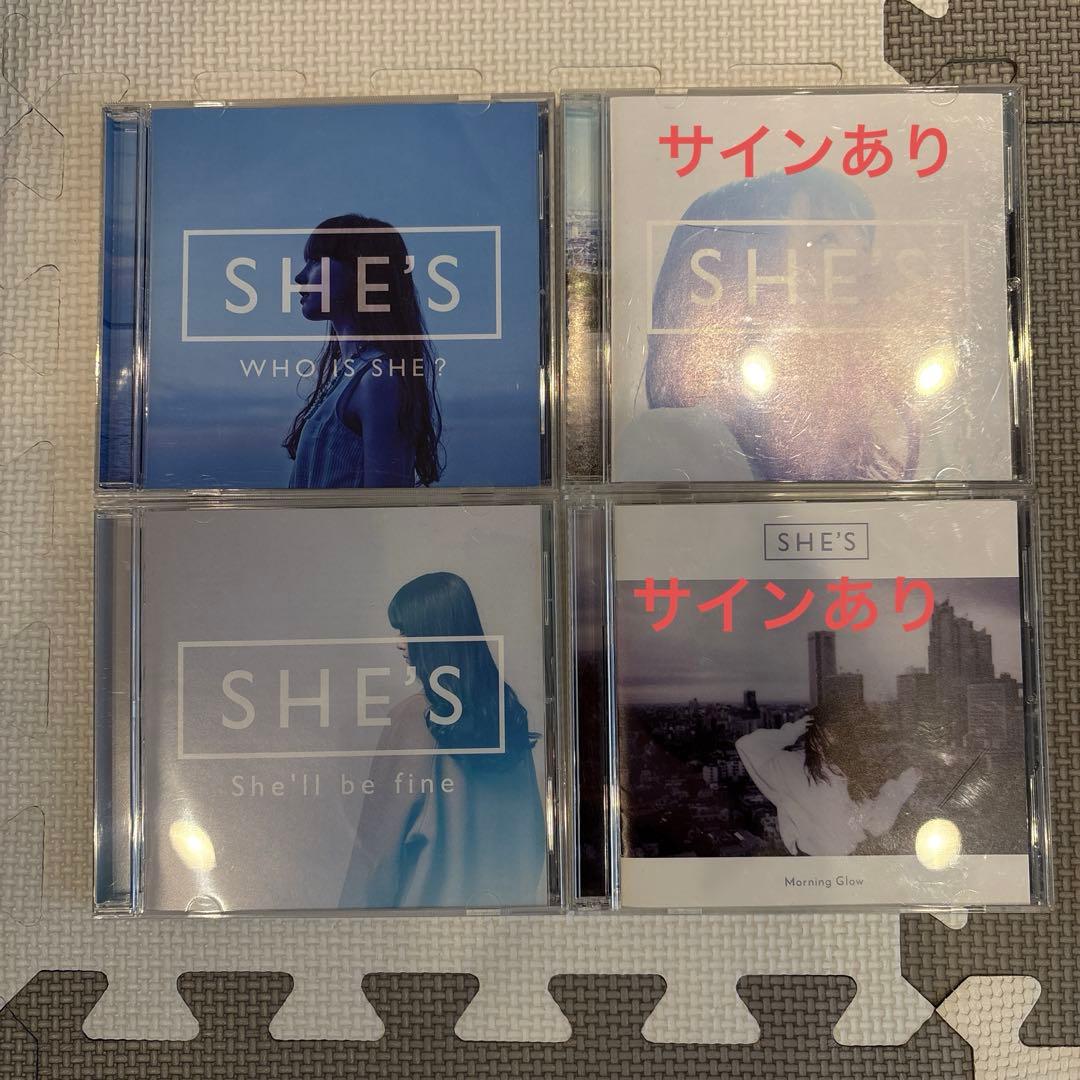 SHE'S CDまとめ売り　サイン付き