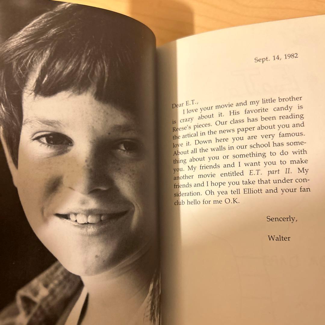 1983年　90’s 映画E.T.　BOOK★Letter To E.T.
