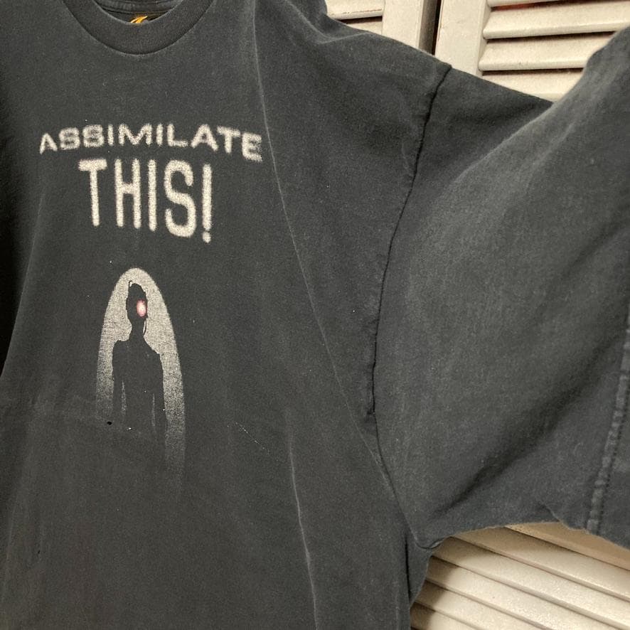 や*り様 BGUG ムービー Tシャツ 古着 黒 スタートレック SF 映画 洋