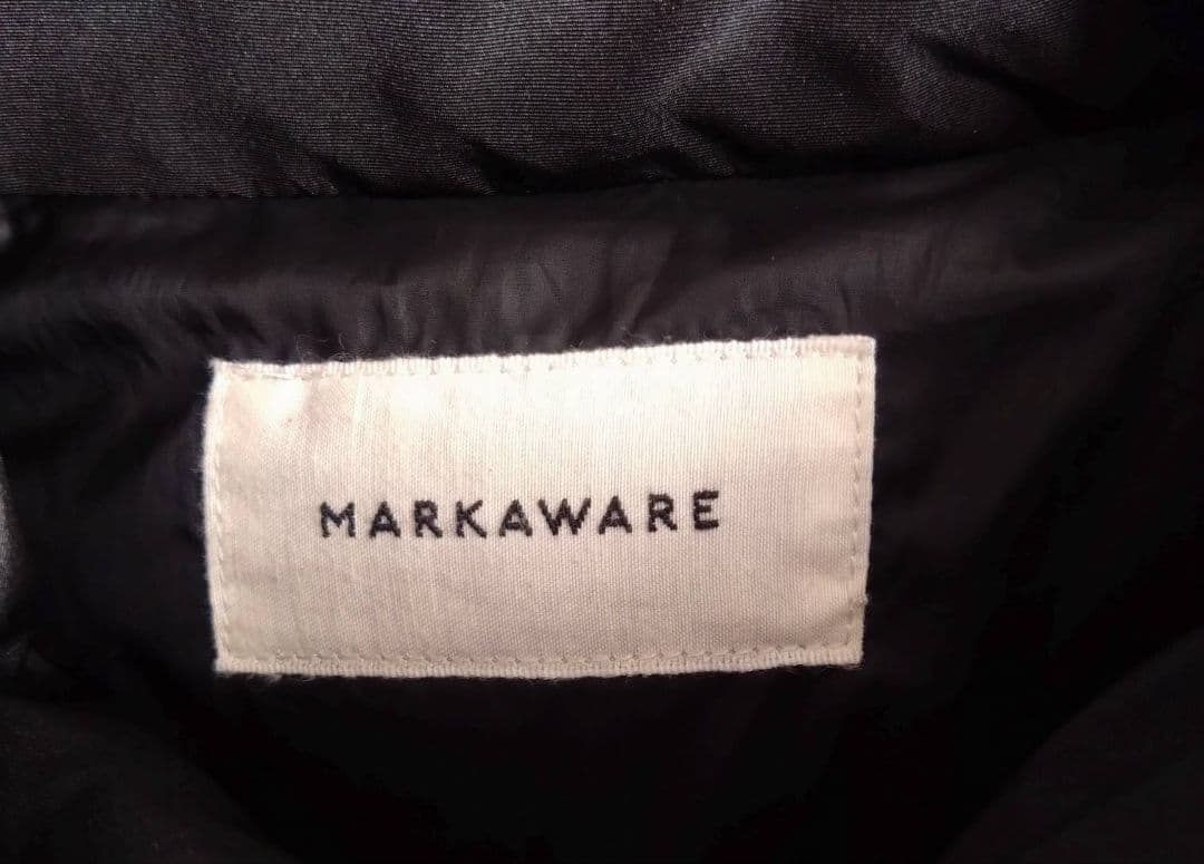 美品 定価13万 MARKAWARE 24AW シルクショートダウンベスト 2