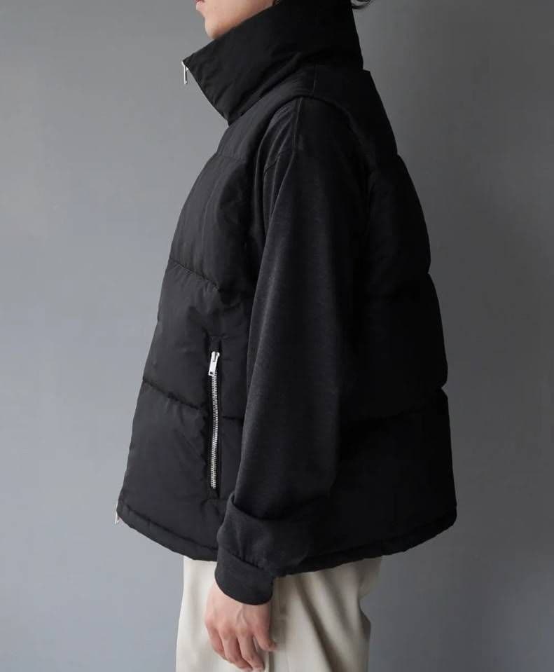 美品 定価13万 MARKAWARE 24AW シルクショートダウンベスト 2