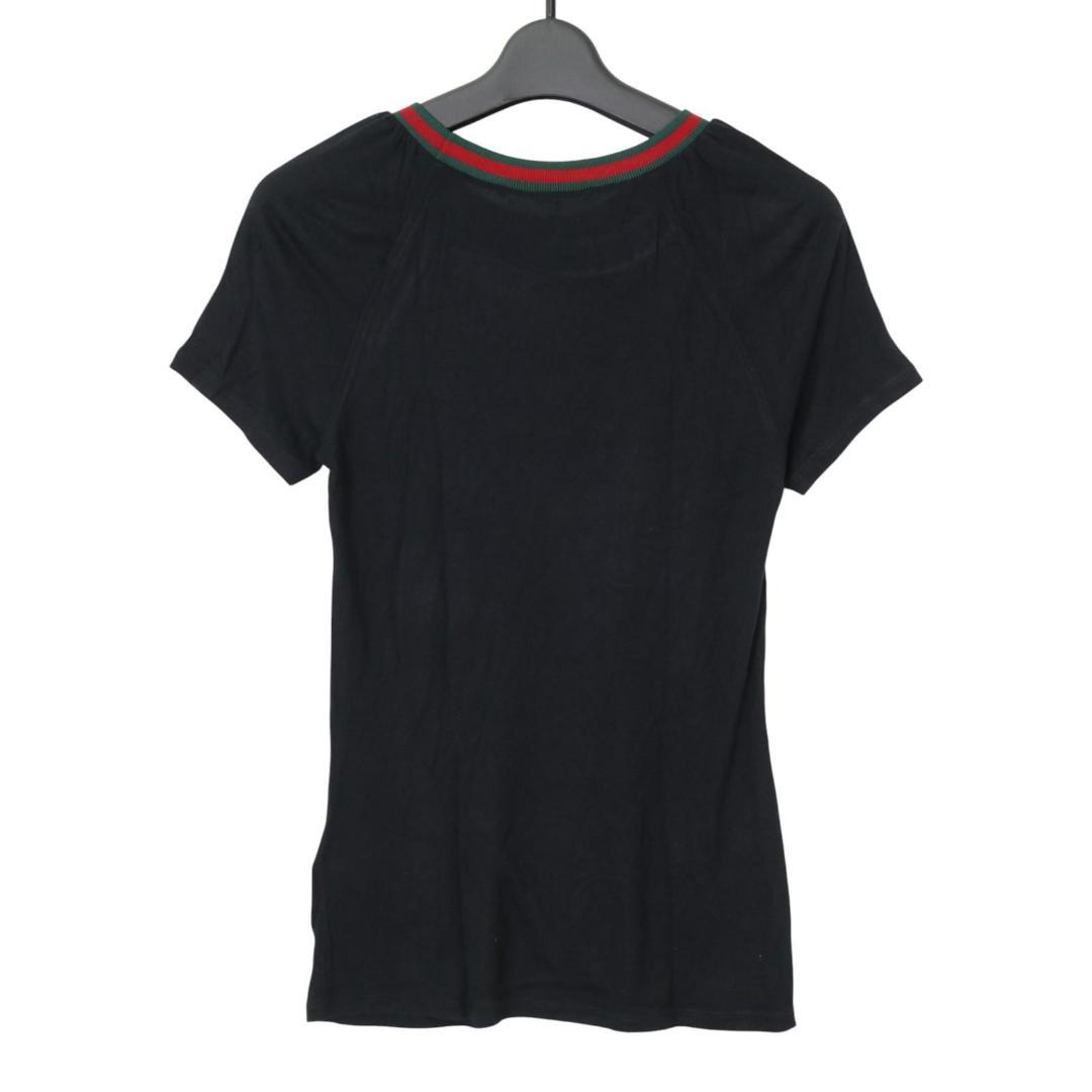 美品 GUCCI グッチ リボン付き Tシャツ シェリーライン レディース M