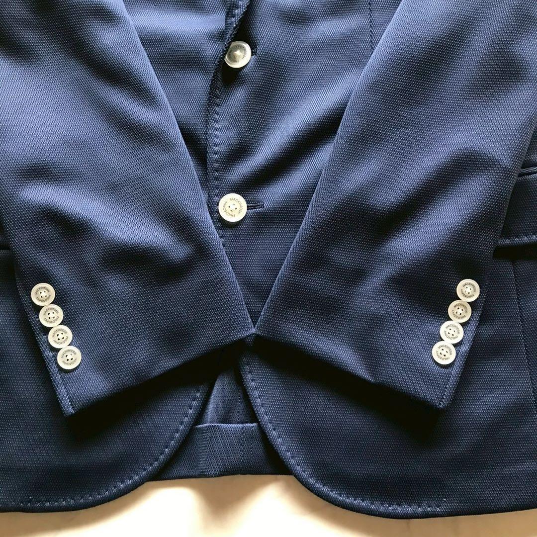 未使用級✨マッキントッシュフィロソフィー トロッター テーラード 手洗い可能 紺