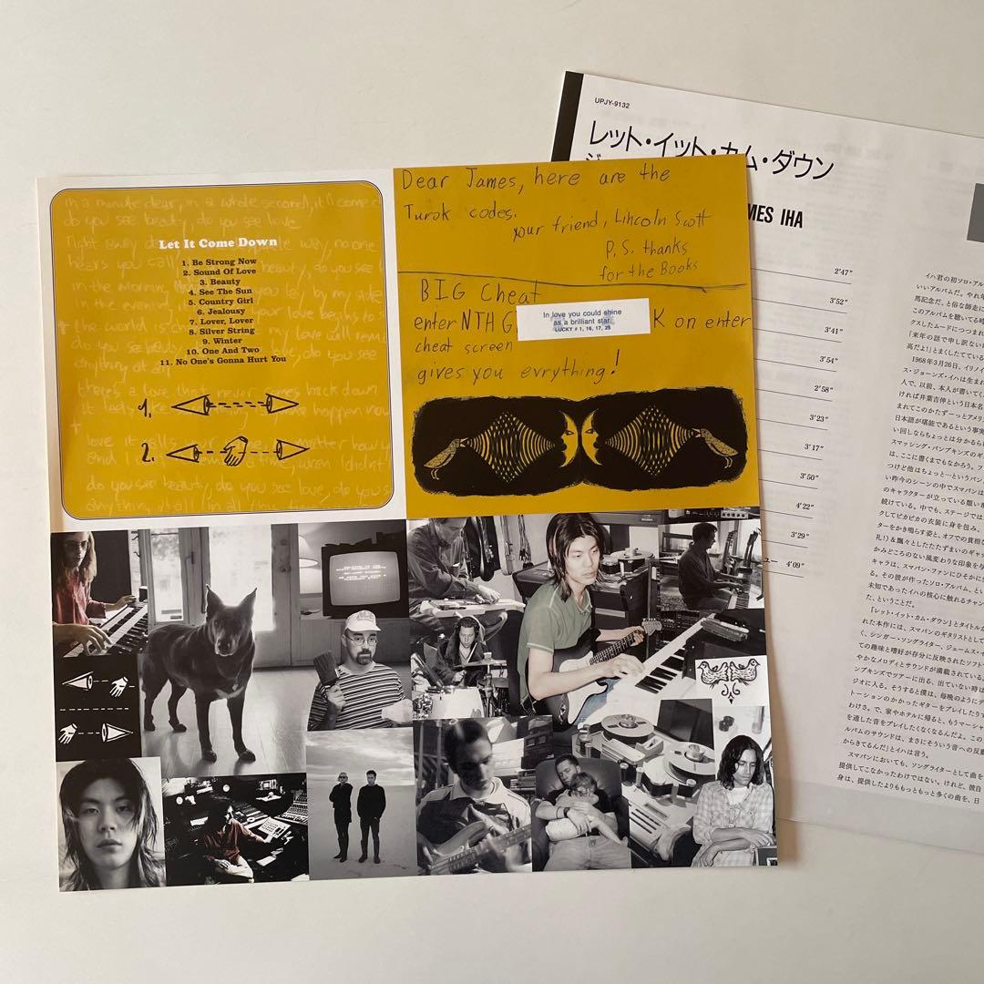 洋楽 James Iha Let It Come Down LP Vinyl