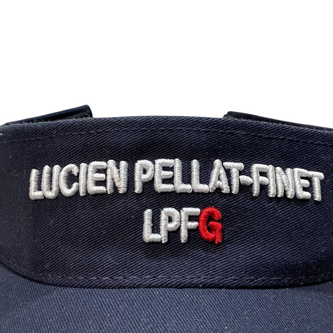 ルシアンペラフィネ LPFG サンバイザー 56/58 ネイビー ゴルフ 刺繍