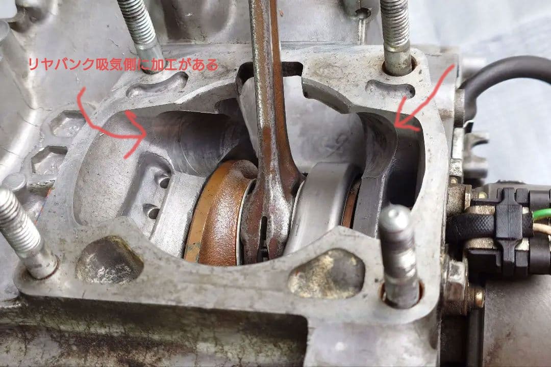 90NSR250RK F3 エンジン腰下 ハーネス、PGM、ヘッド付