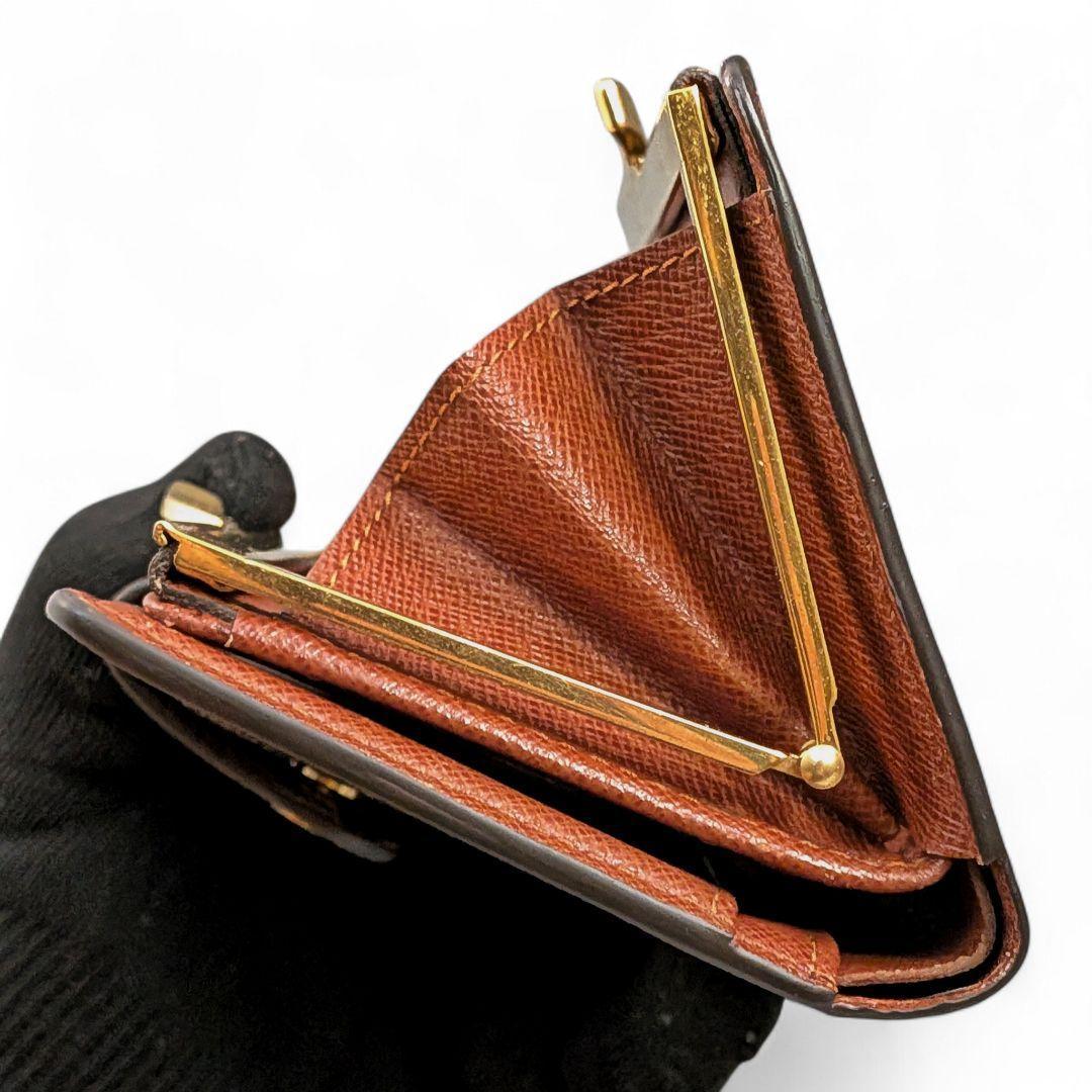 美品 ルイヴィトン ポルトモネ ビエ ヴィエノワ モノグラム 折り財布 がま口