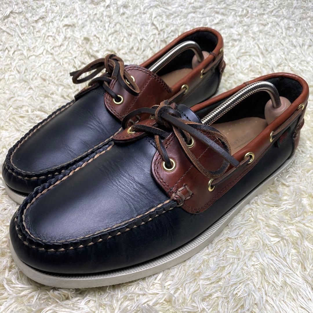 『美品』G.H.BASS サマーシューズ デッキシューズ レザー　革靴　メンズ