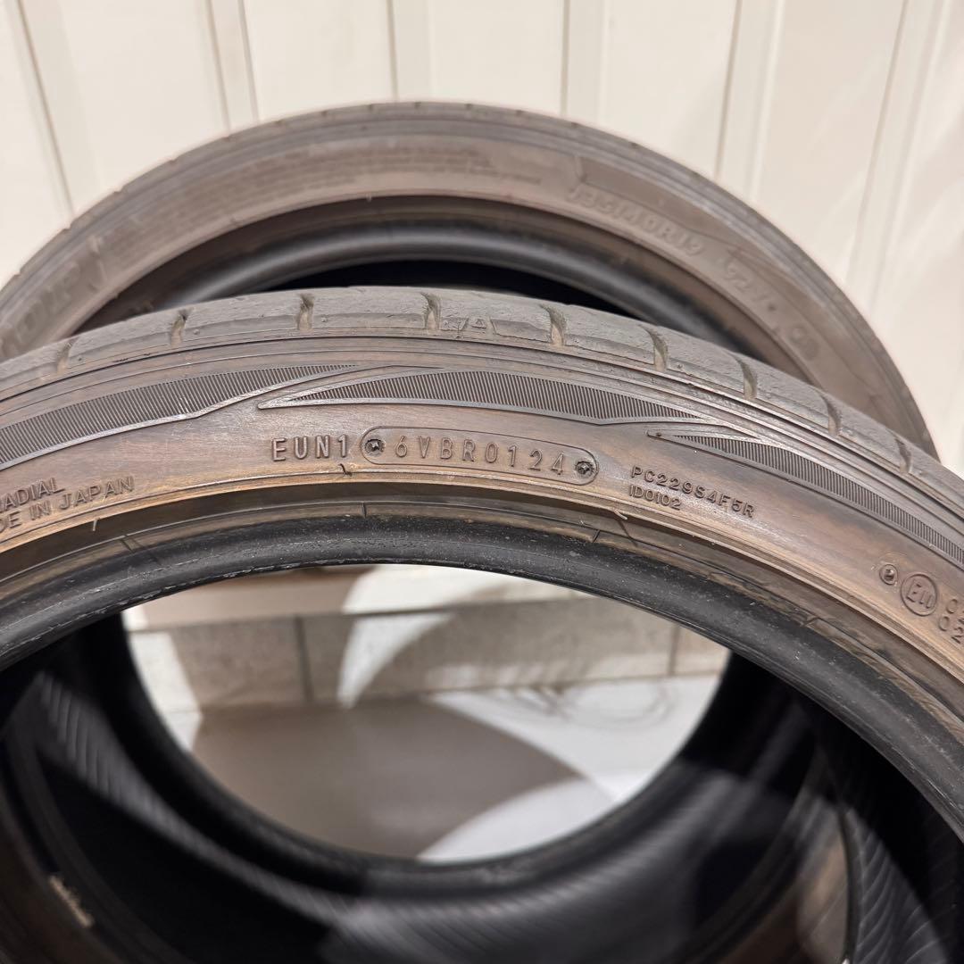 ダンロップ SP SPORT 235/40R19 2024年製 約7〜8分山