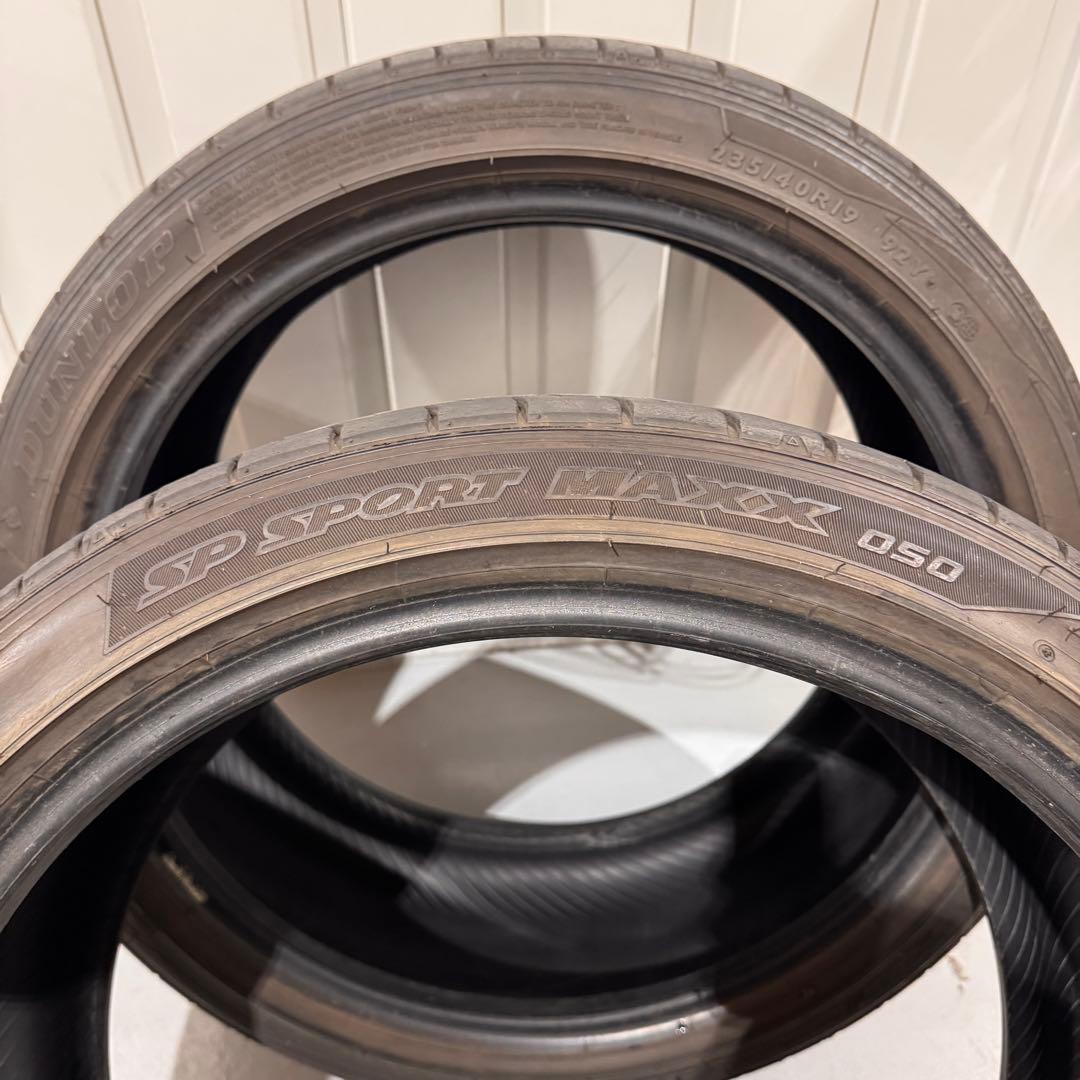 ダンロップ SP SPORT 235/40R19 2024年製 約7〜8分山