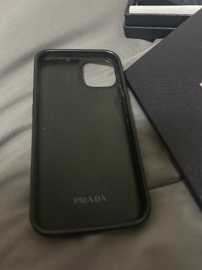PRADA iPhone1314 15用スマホケース プラダ　箱あり