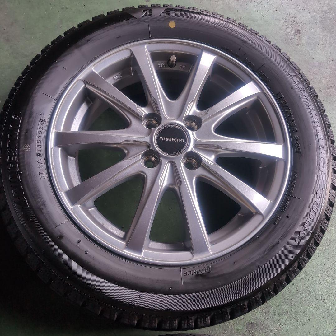 【✨バリ溝】スタッドレス4本 185/60R15 BRIDGESTONE2024