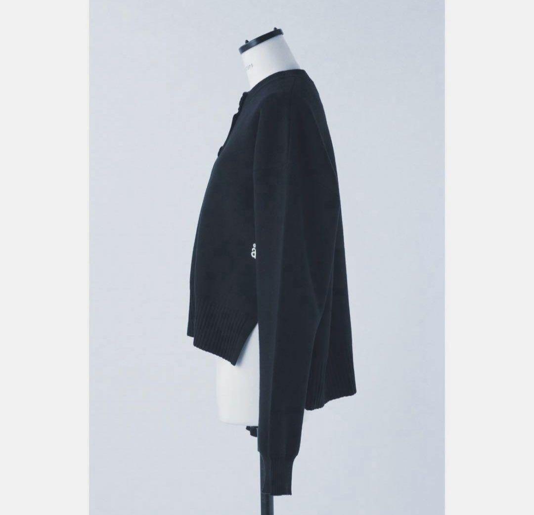 nagonstans Novelle Fine Wide Rib カーディガン