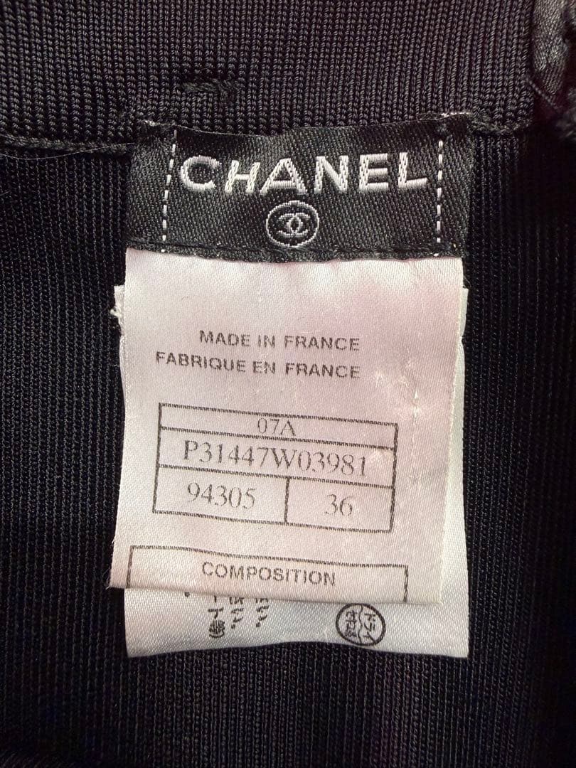 CHANEL ブラック ワンピース 36 P31447W03981