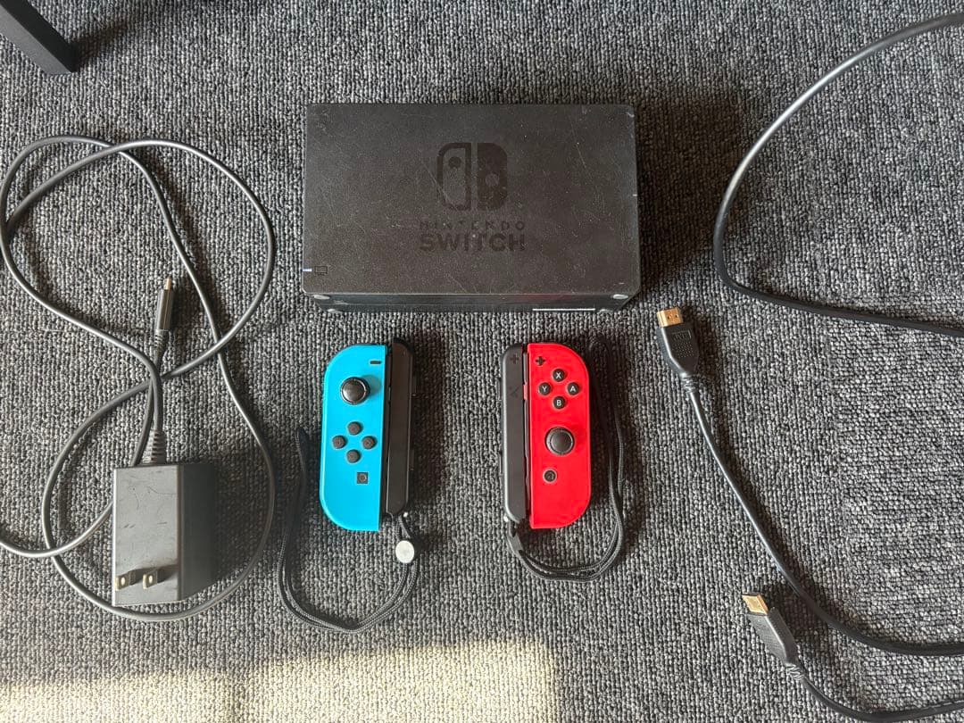 [ジャンク]Nintendo Switch 本体 赤/青 Joy-Con付き