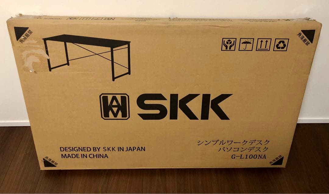 【新品未開封】SKK シンプルワークデスク 100cm パソコンデスク 作業台
