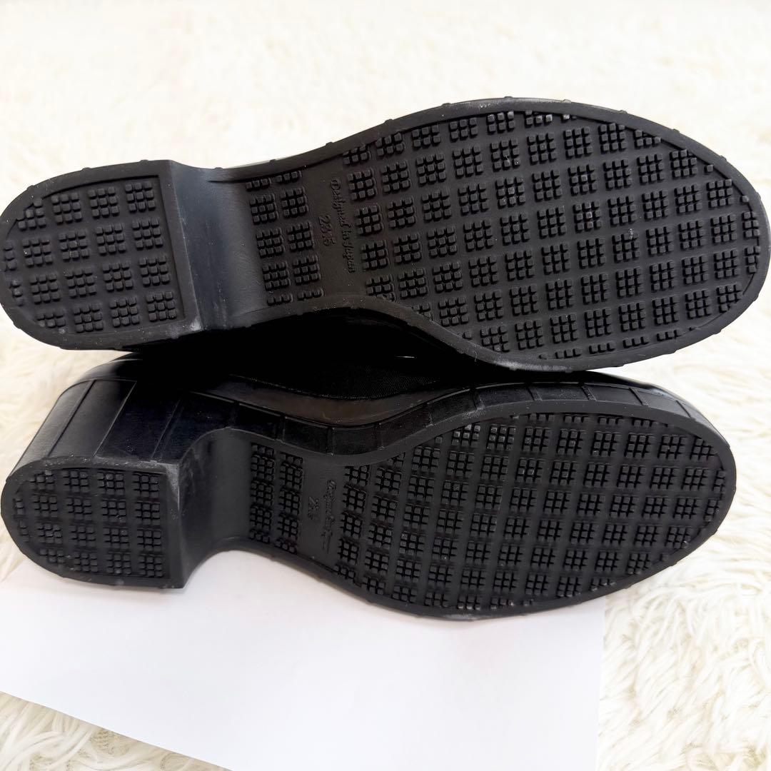 【極美品】KISSA SPORT サイドゴアブーツ 晴雨兼用　23.5cmEE