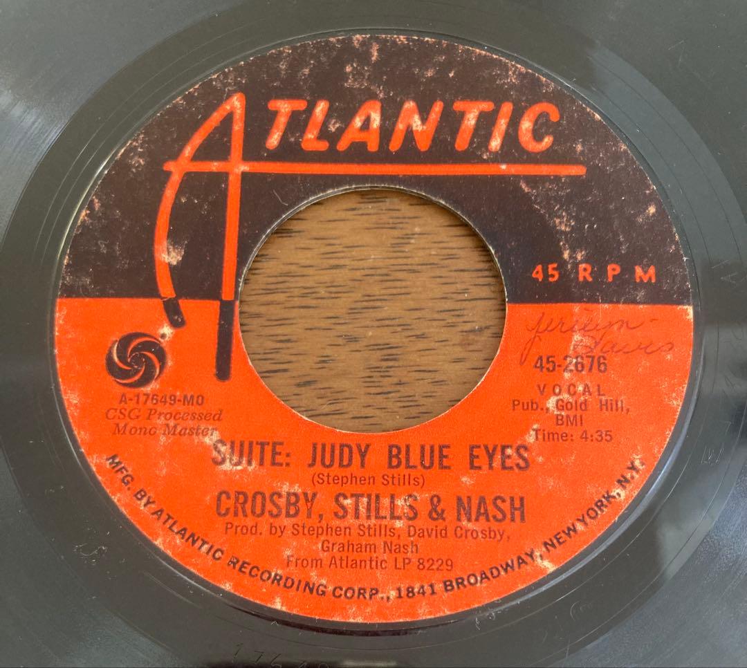 ■高音質USオリジナル7インチ■CROSBY, STILLS & NASH /