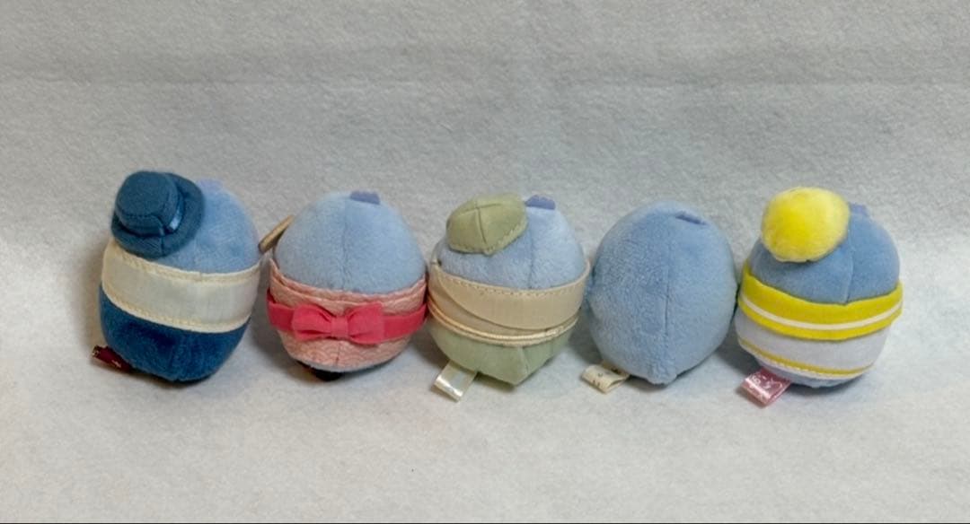 すみっコぐらし　ぺんぎん(本物) てのりぬいぐるみ5点まとめ売り