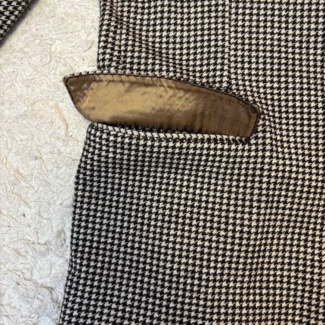 美品✨ブルックスブラザーズ1818ミラノ千鳥格子ジャケット40S Lイタリア製春