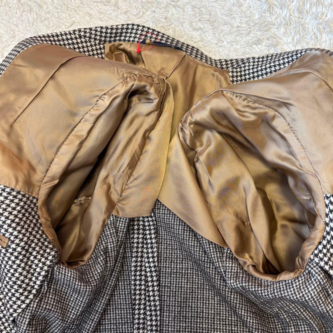 美品✨ブルックスブラザーズ1818ミラノ千鳥格子ジャケット40S Lイタリア製春