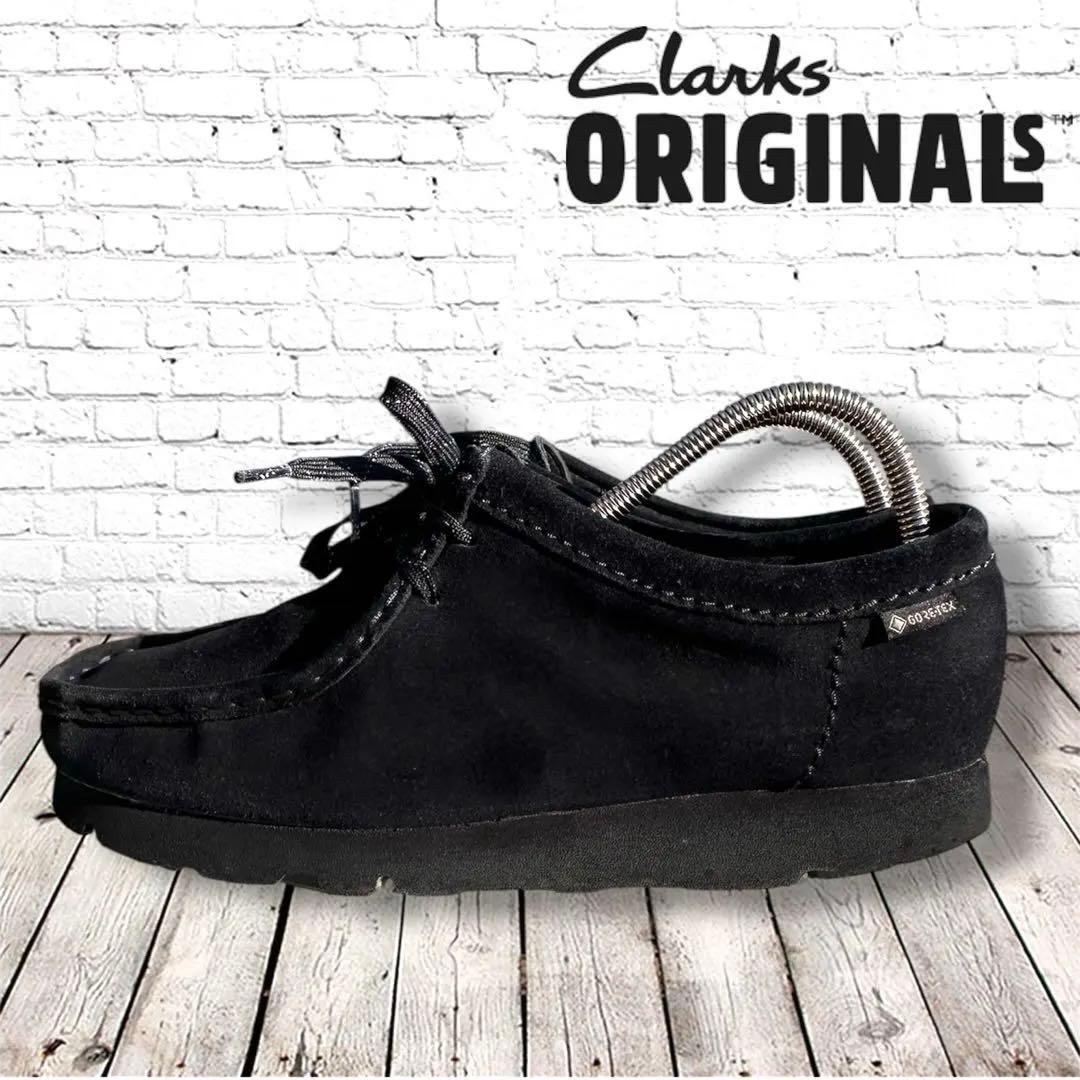 涼*リ様 Clarks クラークス　ワラビー　GORE-TEX ブラック　スウェ