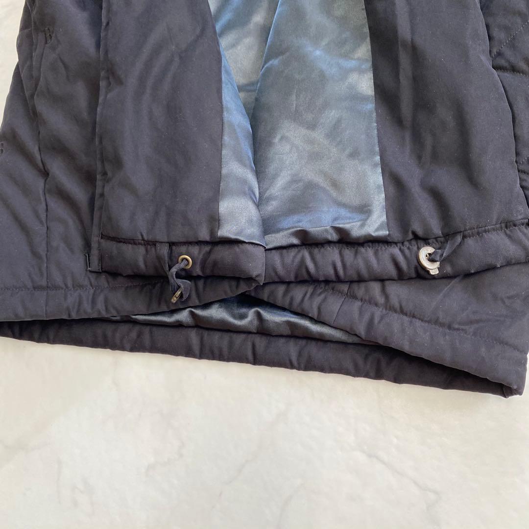 美品★BURBERRYロンドン モッズコート B総柄 フード付 黒 サイズ7