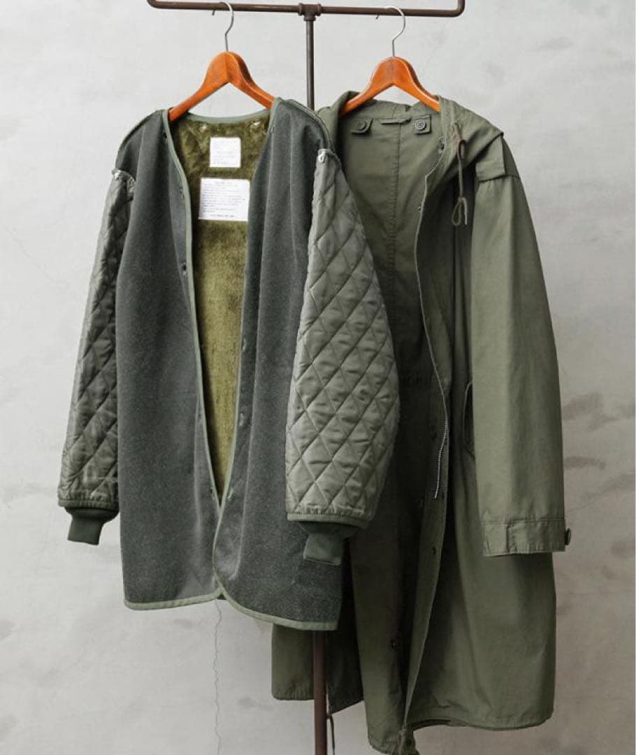 【nobinobi】HOUSTON米軍 M-51パーカモッズコート