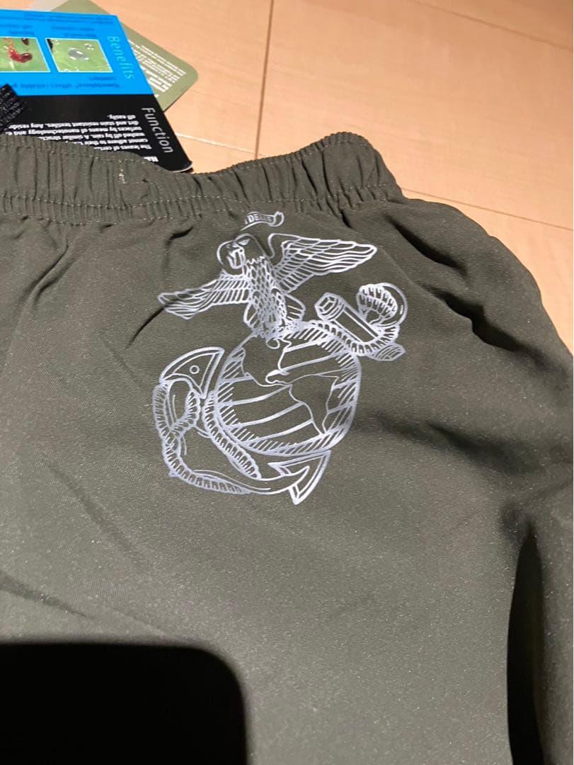 デッドストック米軍 USMC ニューバランス製トレーニングパンツ リフレクター