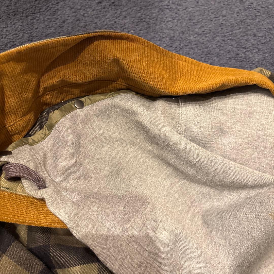 BURTON チェック柄ジャケット フード付き