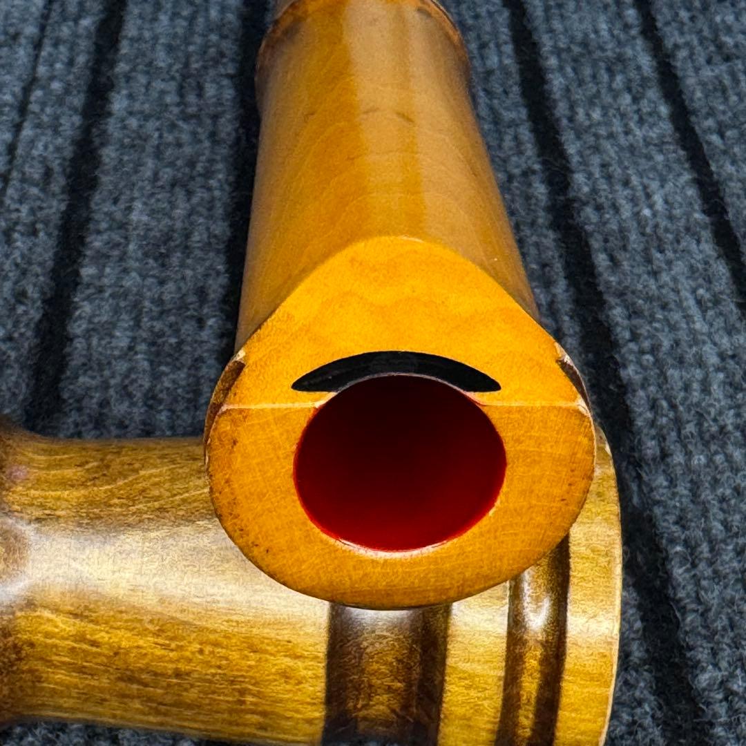希少サイズ 尺八 銘木 蝴蝶宝 (楓)一尺三寸管