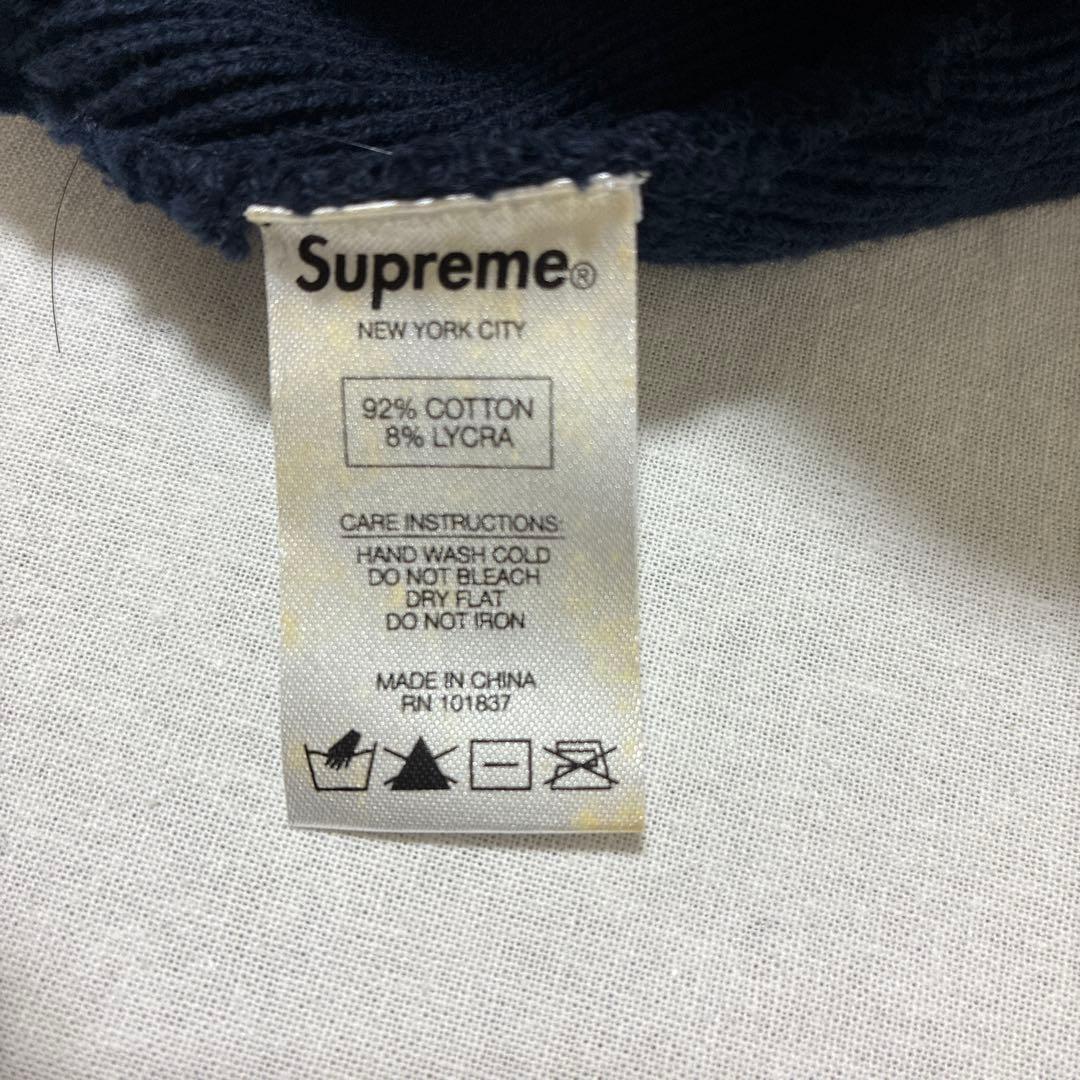 Supreme(シュプリーム) ネイビー ニット帽(ビーニー)