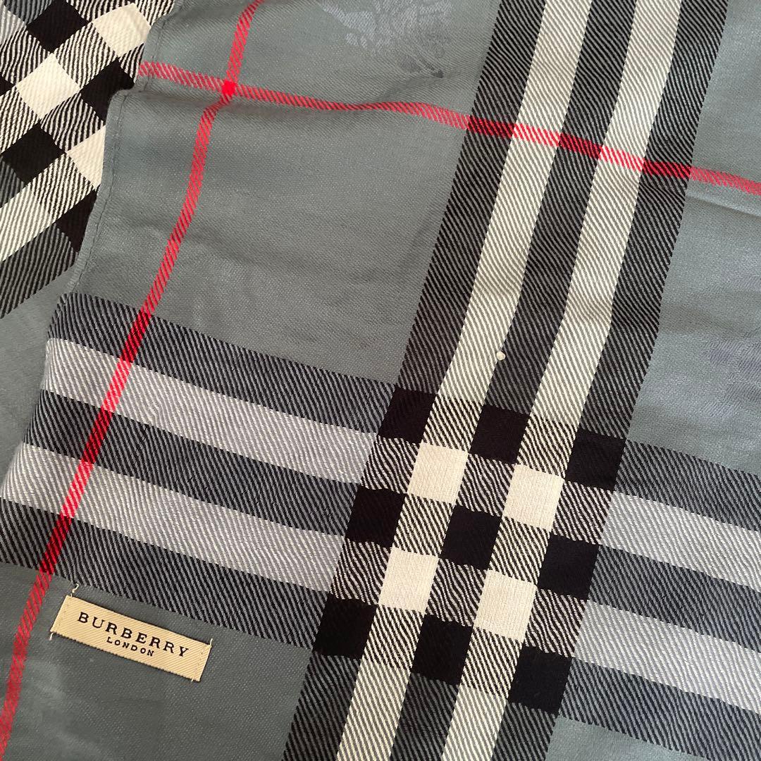 BURBERRY バーバリーロンドン グレー ストール