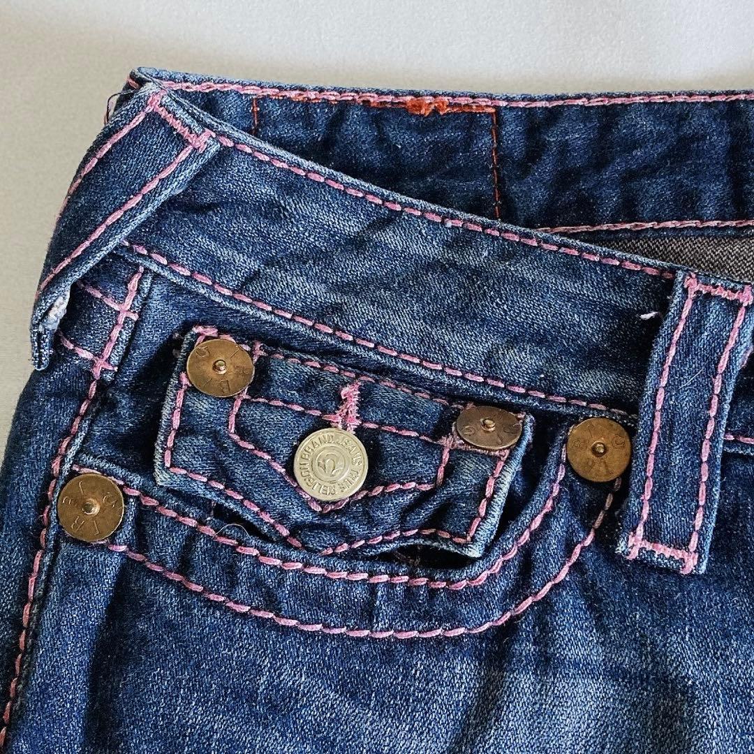 TRUE RELIGION 希少なピンクラベルのブーツカットデニム 27