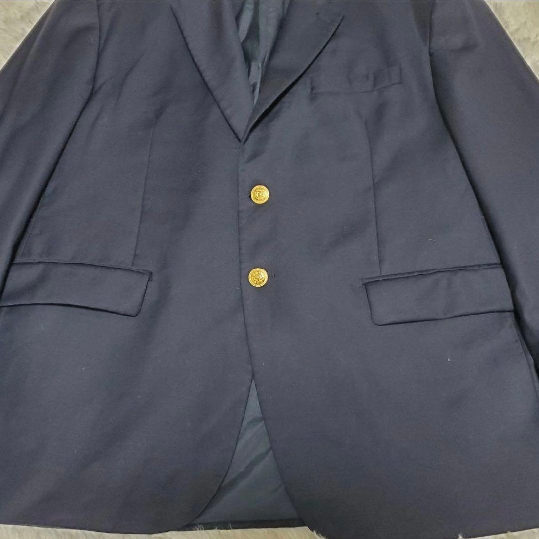 カナダ製 ラルフローレン 紺ブレ 44 XL ネイビー テーラードジャケット