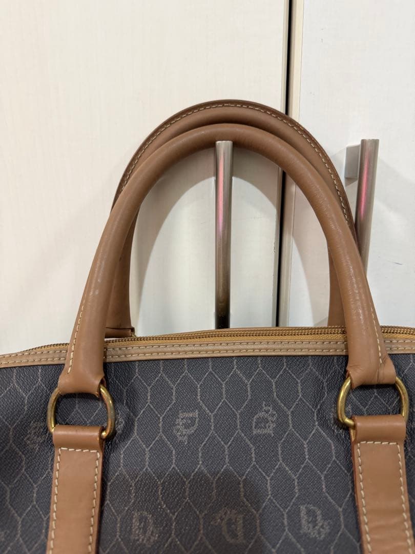 Dior ボストンバッグ ヌメ革