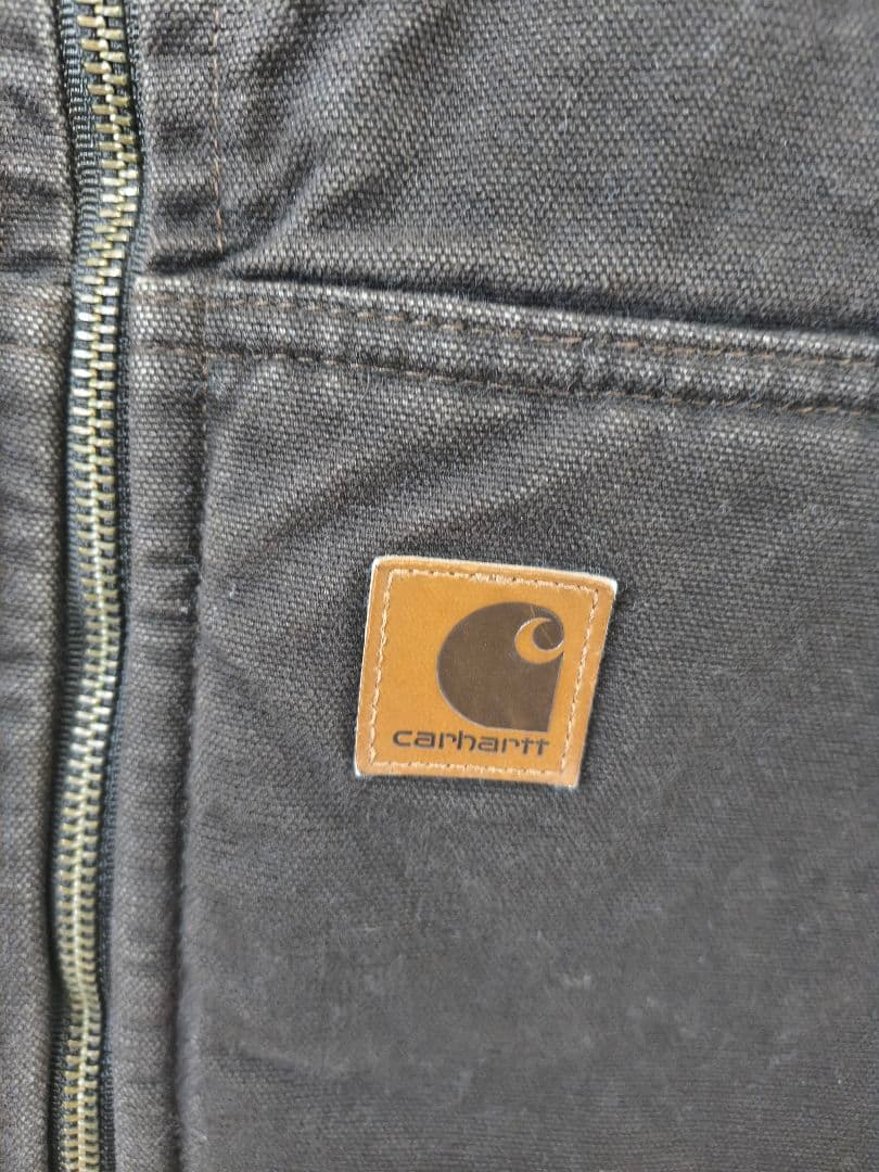 Carhartt　カーハート　ダックベスト　裏ボア　メキシコ製　4XL　ブラウン