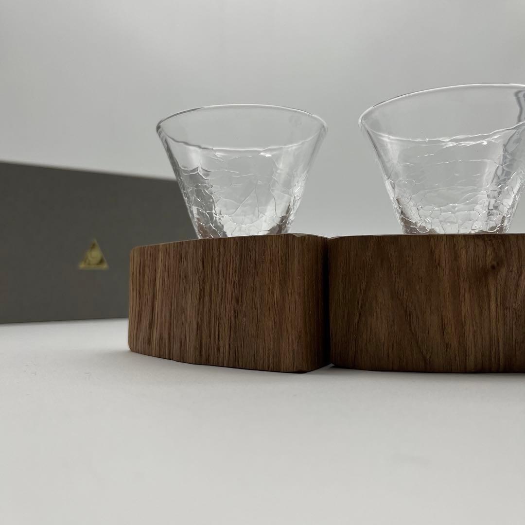 旭川クラフト JUNCOBO 淳工房 木Glass 木グラス ヒビ 国産クラフト