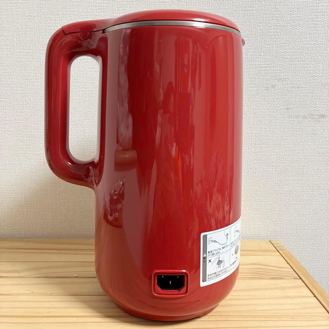 人気　ソイリッチ　完全豆乳メーカー　赤　ショップジャパン　箱付き　付属完備品