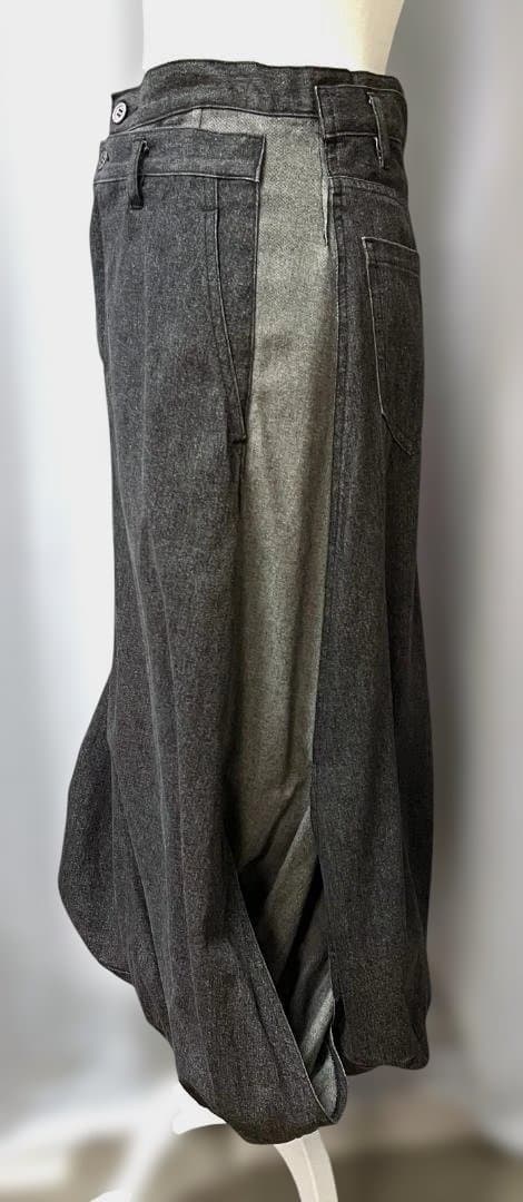 tricot COMME des GARÇONS　デニムバルーンロングスカート
