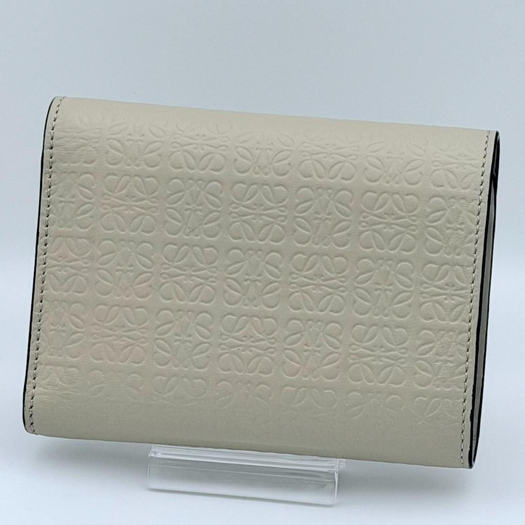 美品 LOEWE ロエベ リピートアナグラム スモール バーティカルウォレット